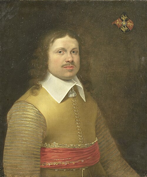 Portrait of Herman van der Hem van Nederstein (Herman Gysbert van der Hemm van Niederstein) (died 16, 1645, Monogrammist IVA