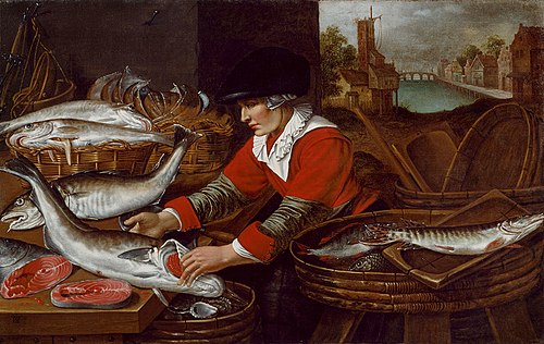 Fish seller, 1617, Jacob van Nieulandt
