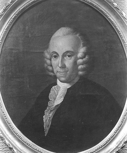Portrait of Johannes David Hahn (1729-1784), 1780, Nicolaas Reyers