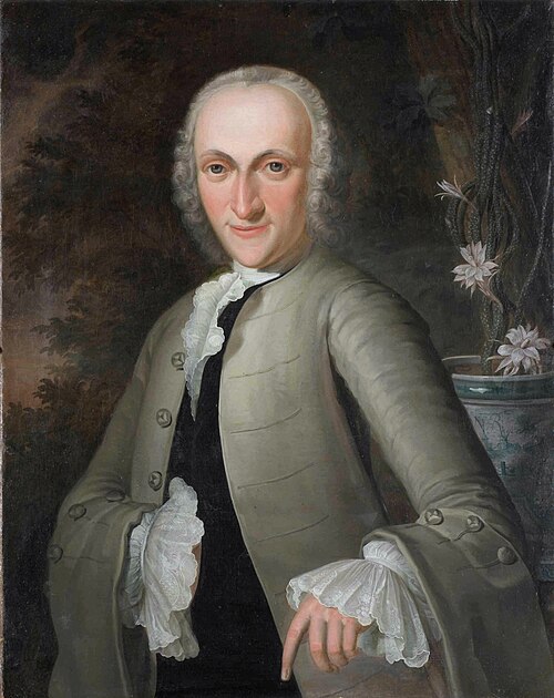 Portret van Samuel Luchtmans, 1755, Nicolaas Reyers