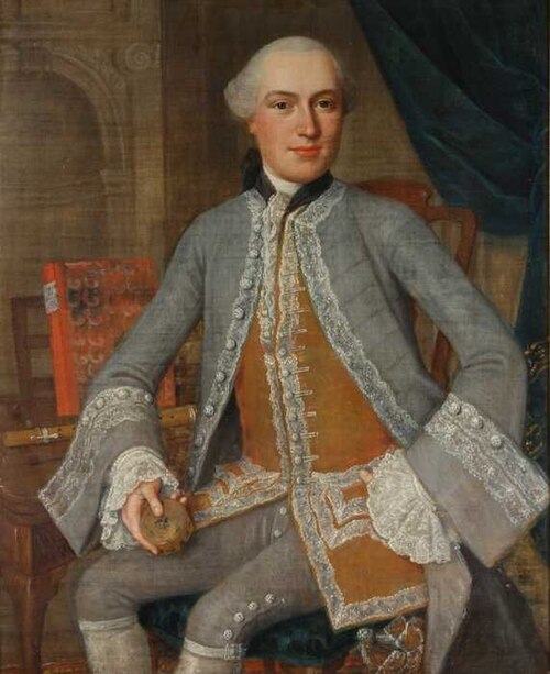 Portrait of Hendrik Caan (1719-1794), 1754, Harmen Serin