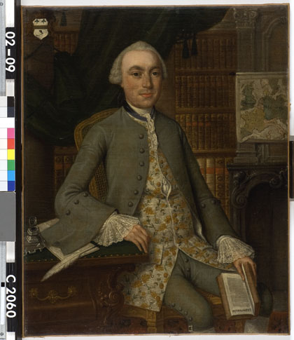 Portrait of Jan Harmen Lohman (1727-1764), 1755, Harmen Serin