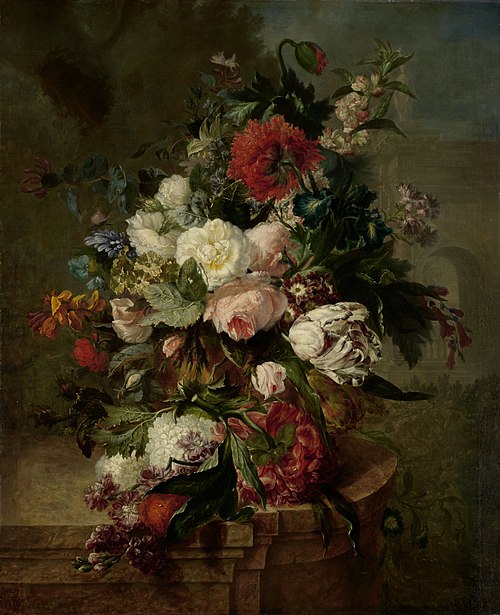 Still Life with Flowers, 1789, Harmanus Uppink