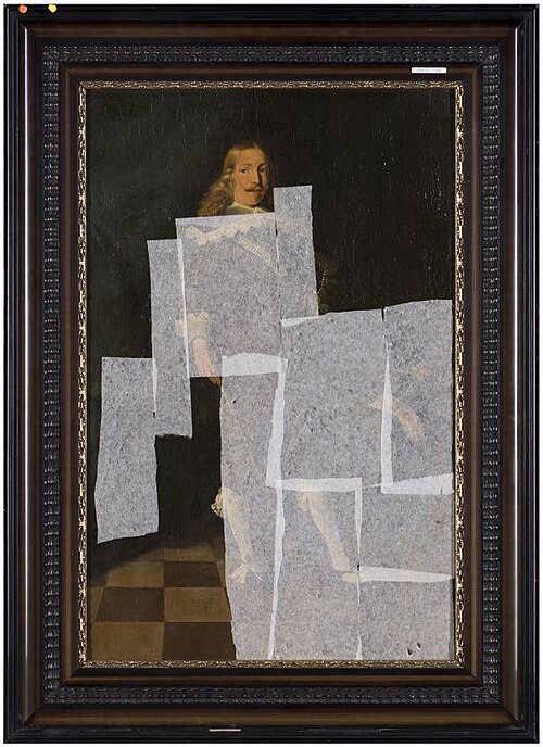Portrait of a man, unjustly called Van Cammingha, 1643, Harmen Willems Wieringa