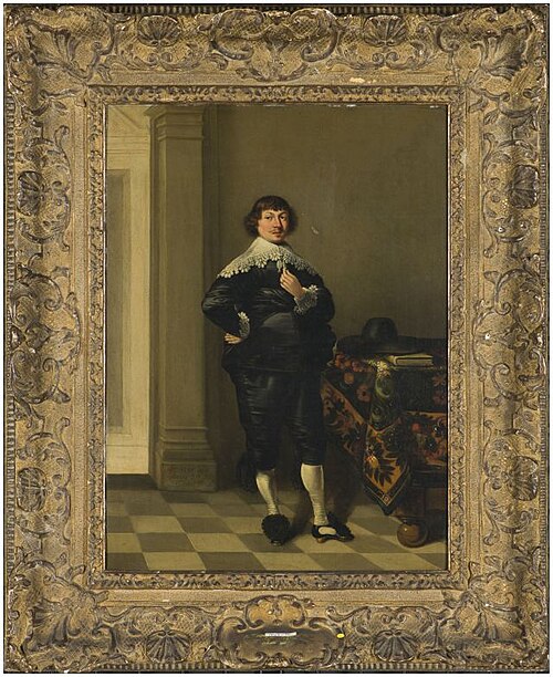 Portret van een onbekende man, 1636, Harmen Willems Wieringa