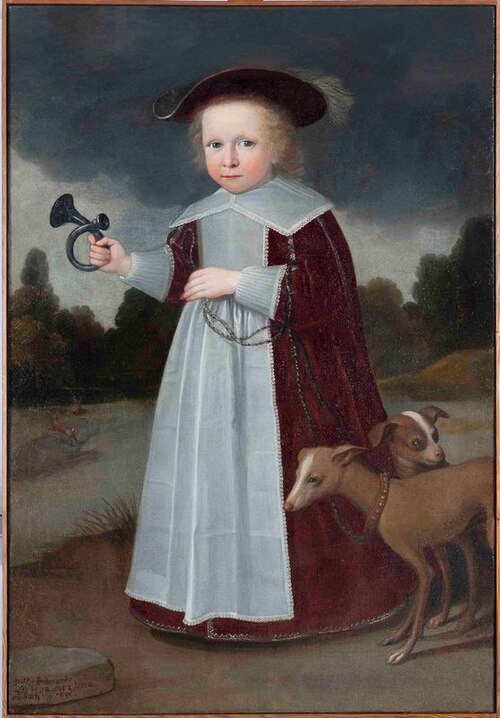 Portrait of Eelco Fernando van der Laen (1634-1686), 1636, Harmen Willems Wieringa