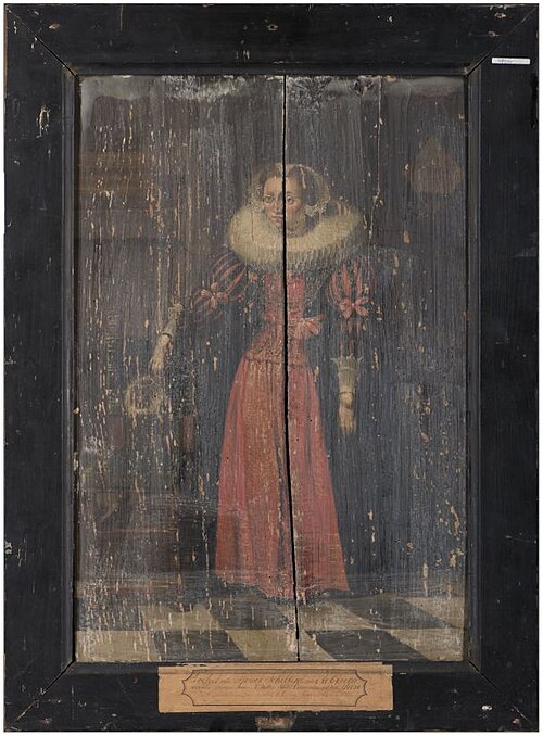 Portret van Sjouck Scheltesdochter van Aebinga, 1634, Harmen Willems Wieringa