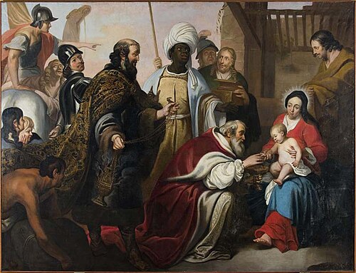 Aanbidding der Koningen, 1664, Nicolaas Wieringa
