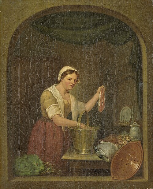 The Kitchen Maid, 1820, Jan de Ruyter
