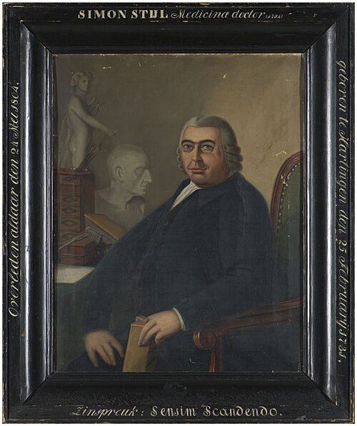 Portret van dokter Simon Stijl, 1804, Hendricus Johan Antonius Baur