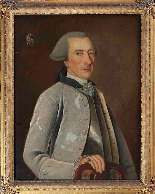 Portret van Engelbert Tiberius van Harinxma thoe Heeg, 1768, Hendricus Johan Antonius Baur