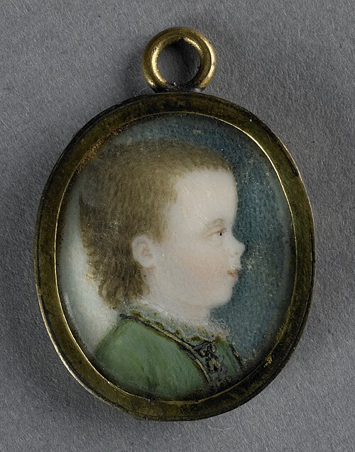Portrait of Willem I van Oranje- Nassau (1772-1843), 1777, Pieter le Sage