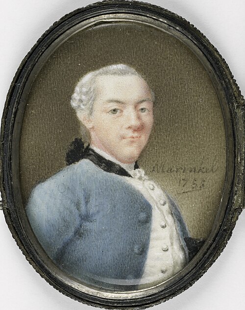 Portret van een man, 1755, Joseph Marinkelle