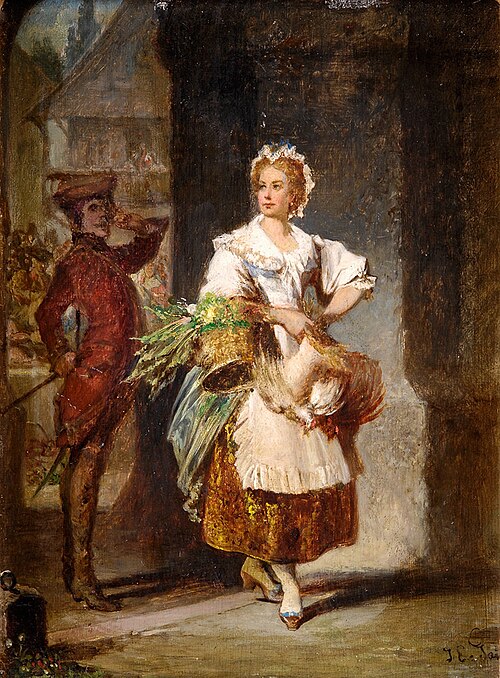 The beautiful Sutler, 1899, Jakob Emanuel Gaisser