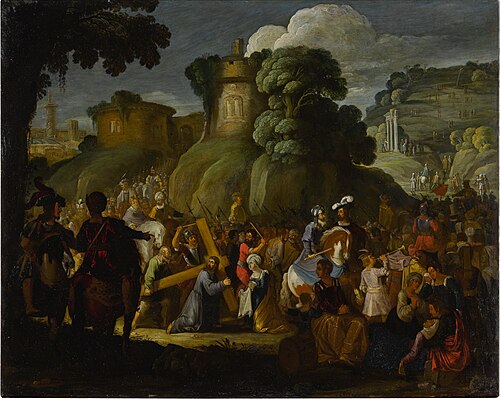 Christ on the road to Calvary, 1624, Adam de Coster