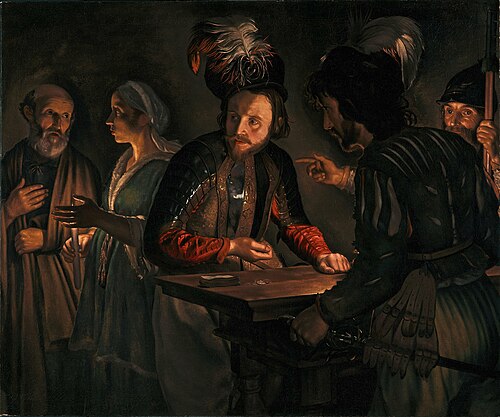 Denial of Saint Peter, 1620, Adam de Coster