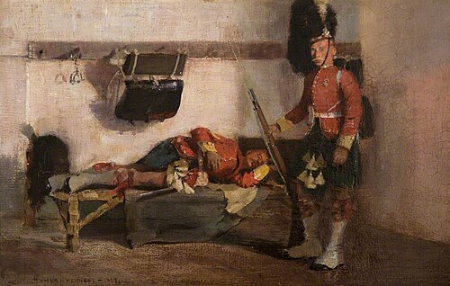 Two Highland Soldiers in the Guardroom, 1887, William Kennedy