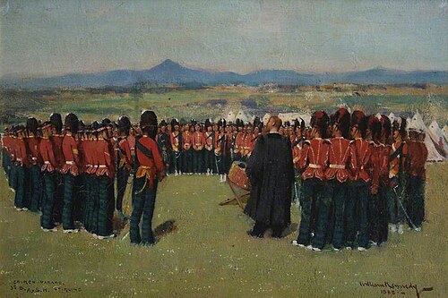 Church Parade of the 3rd Battallion Argyll and Sutherland Highlanders, 1888, William Kennedy