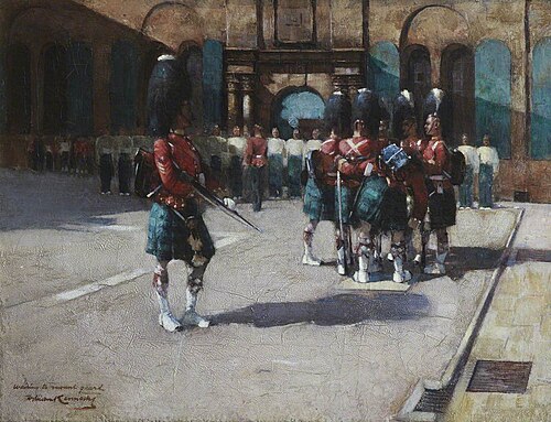 Waiting to Mount Guard, 1890, William Kennedy