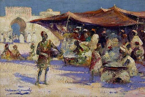 Restaurant in Tangier, 1915, William Kennedy