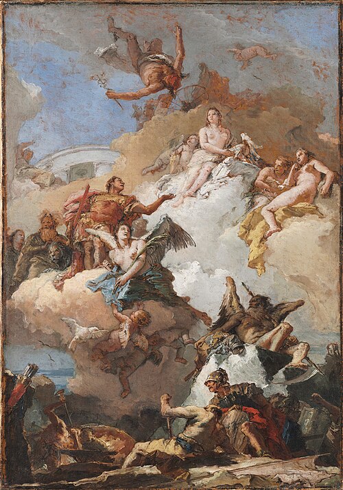 The Apotheosis of Aeneas, 1765, Giambattista Tiepolo