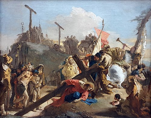 Le portement de croix, 1738, Giambattista Tiepolo