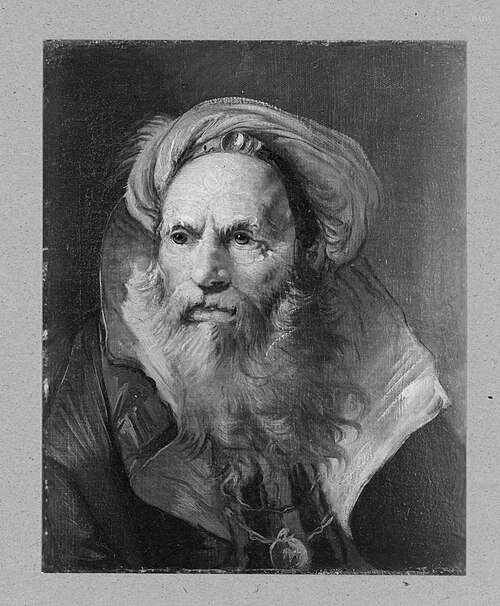 Head of an old man, 1721, Giambattista Tiepolo
