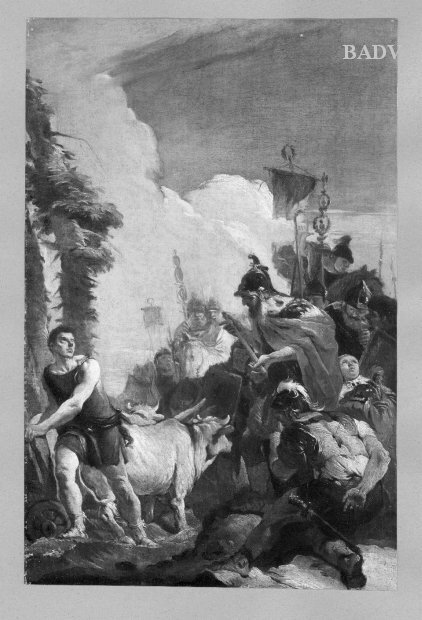 the Senate calling cincinnatus, 1721, Giambattista Tiepolo