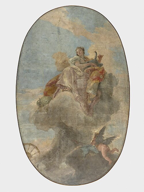 Junon au milieu des nuées, 1735, Giambattista Tiepolo