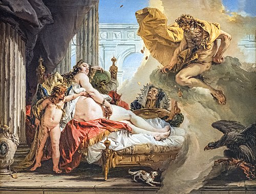 Danae and Jupiter, 1736, Giambattista Tiepolo