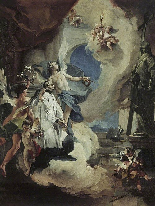 Saint Aloysius Gonzaga in Glory, 1726, Giambattista Tiepolo