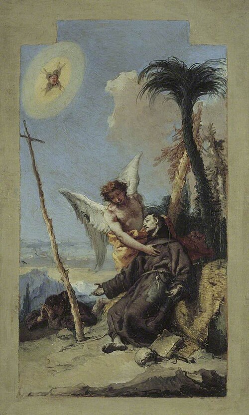 Stigmatization of Saint Francis, 1767, Giambattista Tiepolo