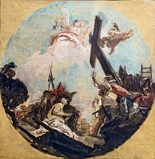 Exaltation de la Croix et sainte Hélène, 1740, Giambattista Tiepolo