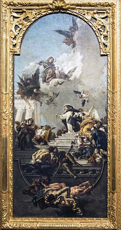 Institution du Rosaire, 1737, Giambattista Tiepolo