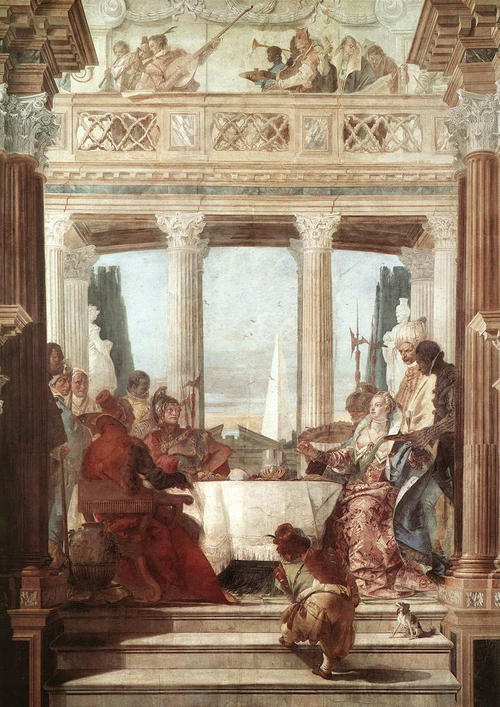 Le Banquet de Cléopâtre, , Giambattista Tiepolo