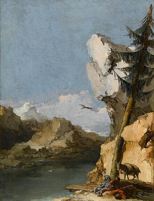 Rest during the Flight into Egypt, 1766, Giambattista Tiepolo