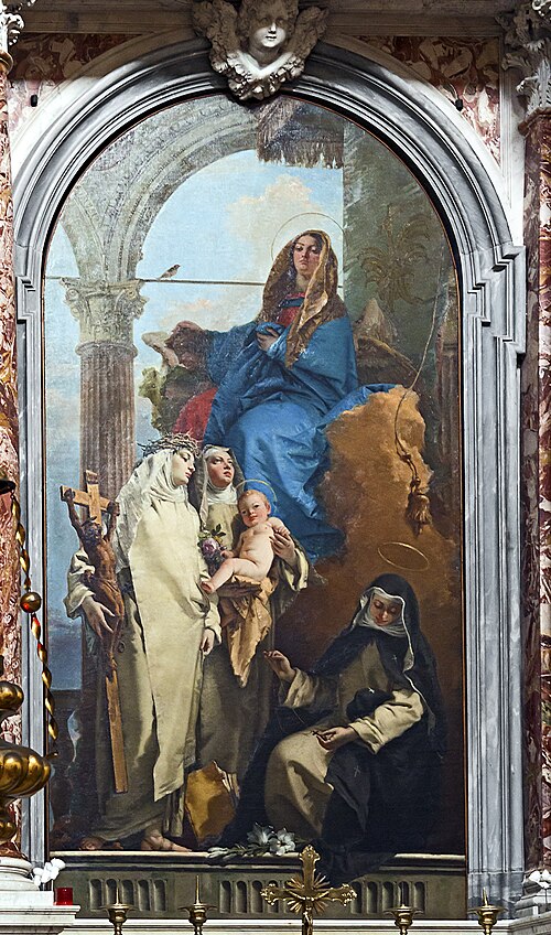 The Virgin Appearing to Dominican Saints, 1747, Giambattista Tiepolo