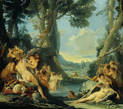 Diana e Atteone, 1743, Giambattista Tiepolo