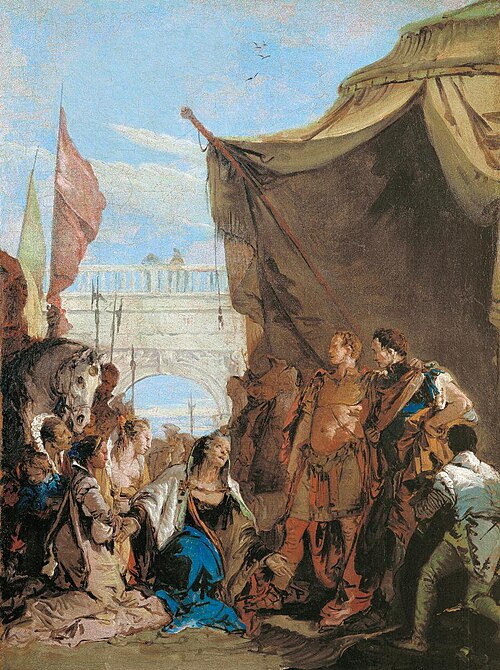 La famiglia di Dario dinanzi ad Alessandro, 1743, Giambattista Tiepolo