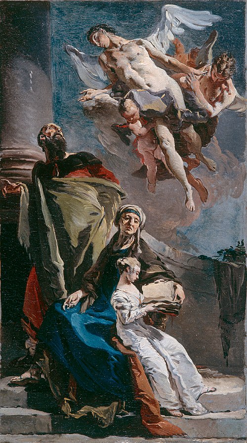 L'éducation de la Vierge, 1721, Giambattista Tiepolo