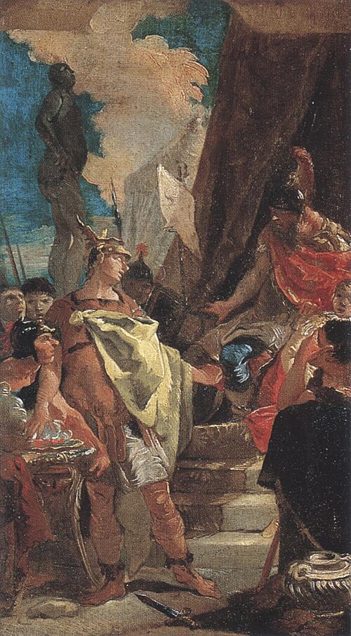 Mucius Scaevola et Porsenna, 1726, Giambattista Tiepolo
