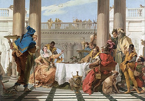 Le Banquet de Cléopâtre, 1743, Giambattista Tiepolo