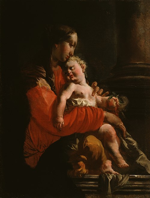 Vierge à l'Enfant, 1720, Giambattista Tiepolo