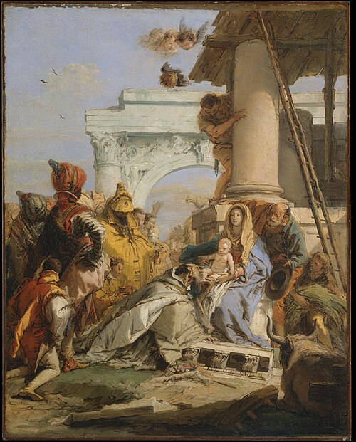 L'Adoration des mages, 1758, Giambattista Tiepolo