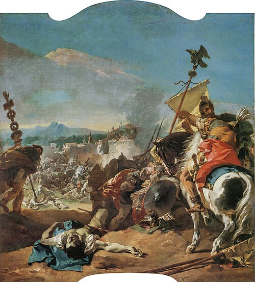 The Capture of Carthage, 1725, Giambattista Tiepolo