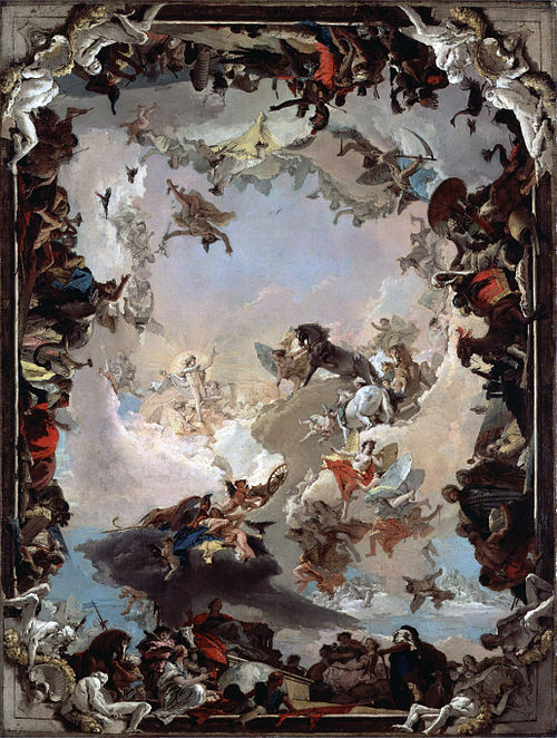 Allégorie des planètes et des continents, 1752, Giambattista Tiepolo
