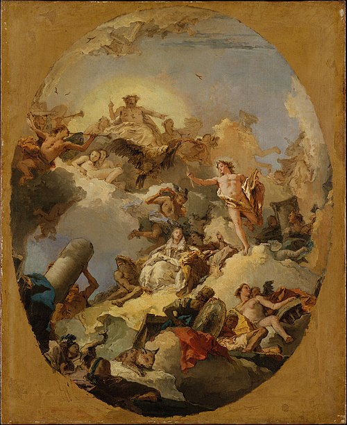 The Apotheosis of the Spanish Monarchy, 1764, Giambattista Tiepolo
