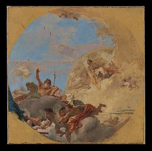 Neptune and the Winds, 1743, Giambattista Tiepolo