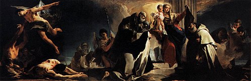 The Madonna of Carmel and the Souls of the Purgatory, 1724, Giambattista Tiepolo
