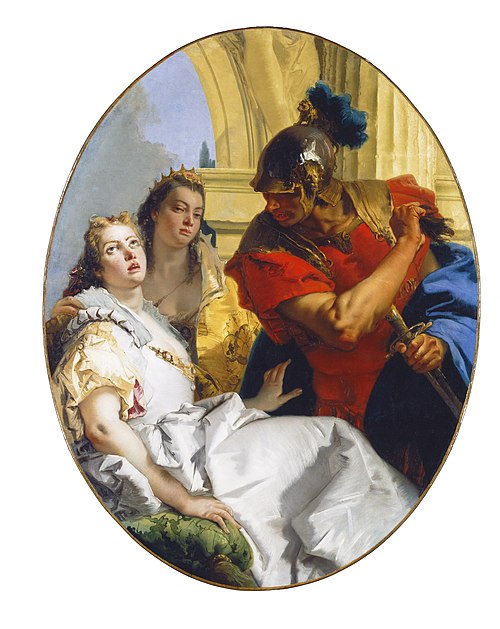 Scene from Ancient History, 1750, Giambattista Tiepolo